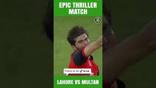 Lahore vs Multan | Nail Biting - Epic Thriller Match!! #HBLPSL8 #SochHaiApki #SportsCentral #Shorts