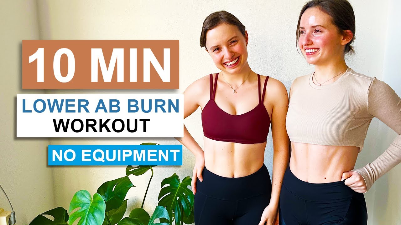 10 Minute Lower Ab Burn Workout | Twice As Fit - YouTube