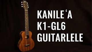 Kanile'a K1-GL6 Tenor Deluxe Koa Guitarlele Showcase