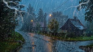 Lluvia Relajante Para Dormir - Sonido de Lluvia y Truenos ⛈️