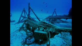 Diving in Ustica, Sicily, Italy.