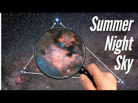 Guide to photographing and observing objects in the summer triangle