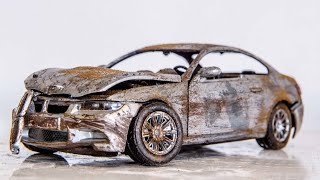 Restoration Abandoned Damaged BMW M3 - Model Car