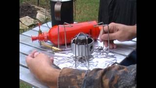 MSR DragonFly Stove - lighting and cooking