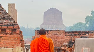 Dhammek Stupa, Sarnath Live Darshan