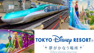 【ディズニーラッピング新幹線】東京駅到着〜出発まで【特別車両「Magical Journey Shinkansen」】【ファンタジースプリングス】