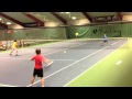 Daniel Shasteen and Elias Eskilsson playing doubles