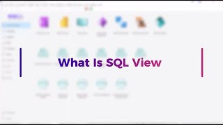 SQL View - Introduction
