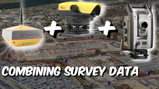 Combining Total Station, GPS & Levelling Survey Data