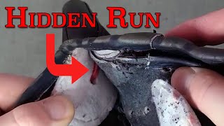 How to relace a hidden run thumb and pinky lace