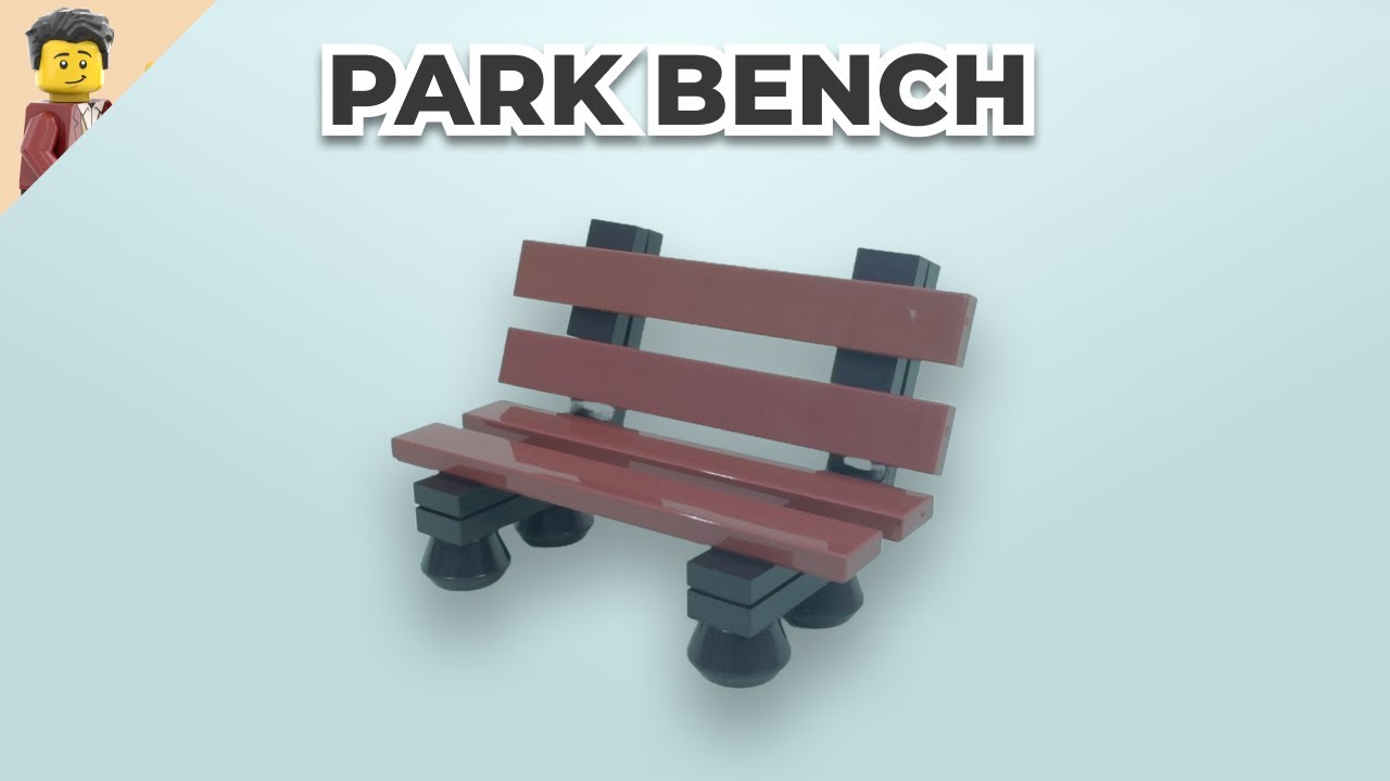 Lego Park Bench Tutorial Youtube