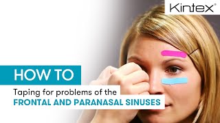 HOW TO | Kinesiology taping for problems of the frontal and paranasal sinuses