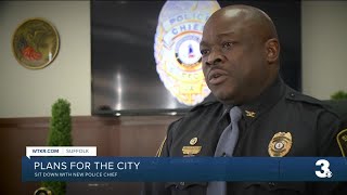 New Suffolk police chief talks plans