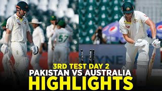 Highlights | Pakistan vs Australia | 3rd Test Day 2 | PCB | MM2A
