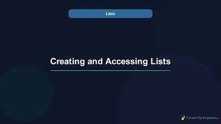 Python Lists Explained: Create, Modify & Loop Through Lists (Module 9)