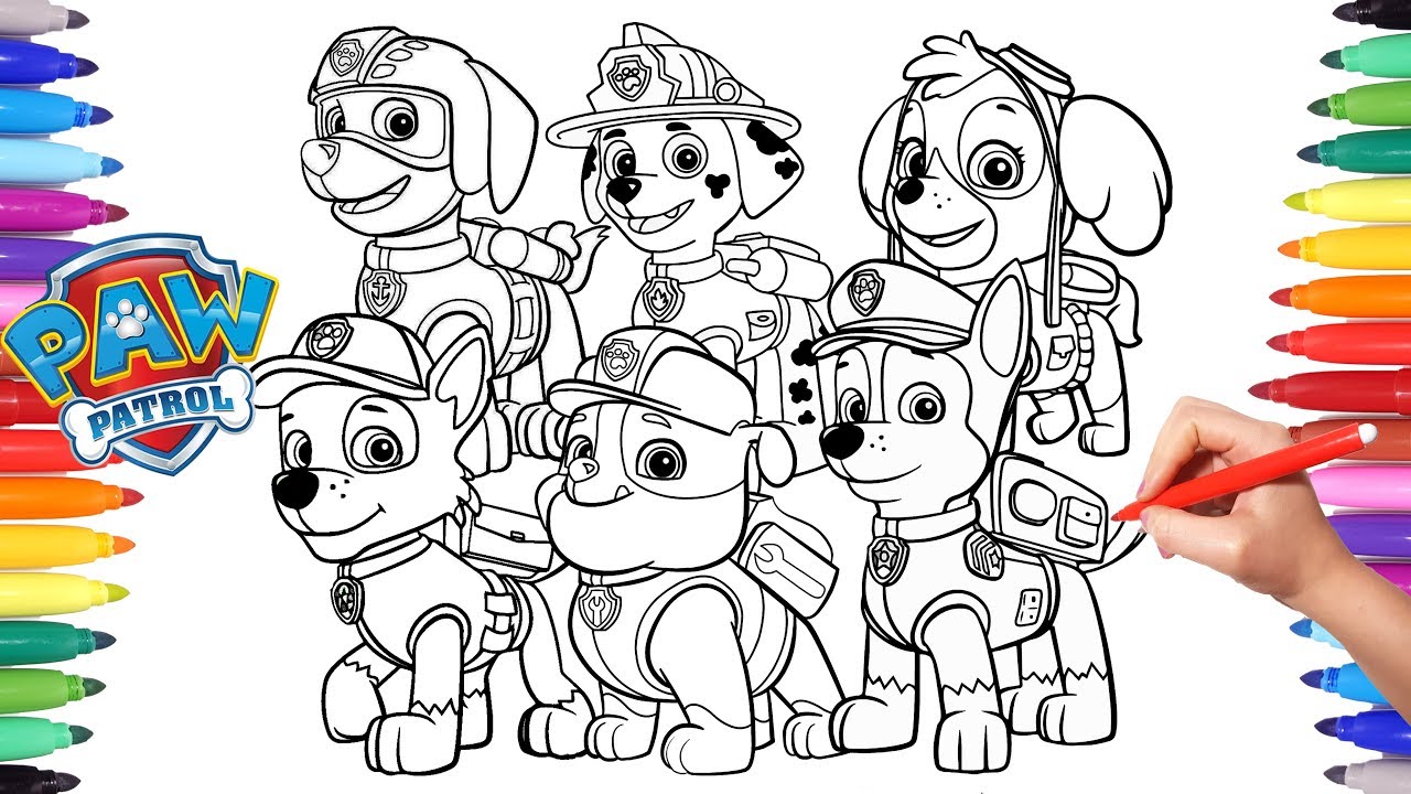 Paw Patrol Coloring Pages - Coloring Pages