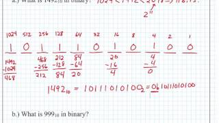 ECE 100 04 Decimal to Binary Example