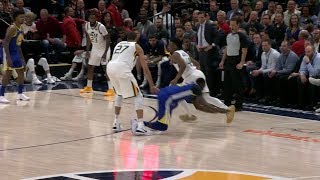 Donovan Mitchell Makes Draymond Green Fall Over With Crazy Ankle Breaker! Warriors vs Jazz |
