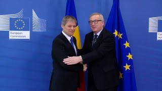 2/15/16: Bruxelles, Belgia - Întrevedere cu președintele Comisiei Europene, Jean-Claude Juncker