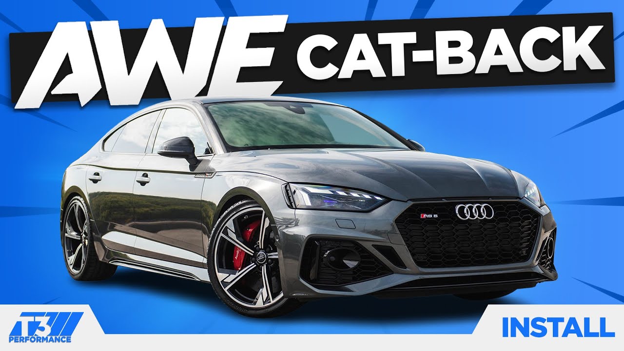 Audi RS5 With AWE Cat-Back Exhaust - YouTube