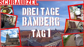 Urlaub in Bamberg🤩 , drei Tage Camping mit dem Roller ... Tag1🌞