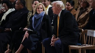 Internet erupts over Jill Biden and Donald Trump’s interaction in France