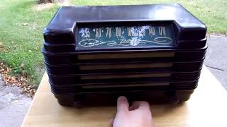 Delco Bakelite Antique Tube Radio