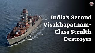 India's Second Visakhapatnam-Class Stealth Destroyer Mormugao Heads Out For Maiden Sea Trials