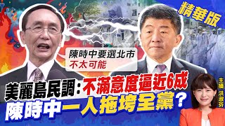 【洪淑芬辣晚報】疫情民怨怒火中燒! 吳子嘉:民意如流水 陳時中\