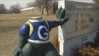 Elementary school mascot's head removed, police investigating