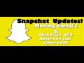 New SnapChat Updates! Moving Emojis and Swap Faces with photos on your Camera Roll.