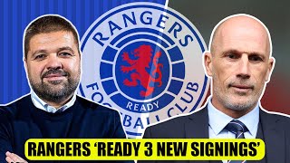 Rangers READY 3 New Signings As Nils Koppen Jets Out  After Agreeing 2 Deals Ahead Of The Window!