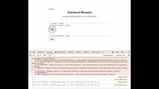Run python code in browser using pyodide (basic)