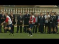 buckingham palace hosts its first ever football match