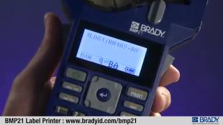 Brady BMP21 Label Maker Features Overview