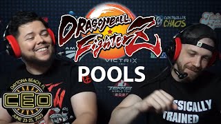 CEO 2023 DBFZ (Lucar, Skeezer, KTD, Drac, Garlic Bread) Tournament Pools Dragon Ball FighterZ