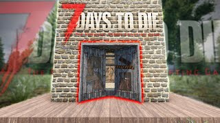 【7DTD】新しく追加された”ダブルドア”を使った最強？の拠点www「7 Days to Die α21」実況プレイ #3