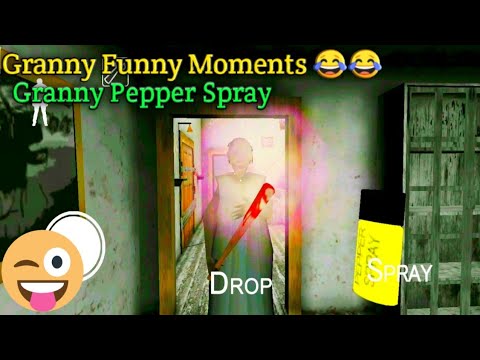 Granny Funny Moments Spray Vs Granny Granny Pepper Spray Horror Game