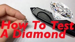 How to use a diamond tester. How To Test if a Diamond is Real using a Presidium Diamond Tester