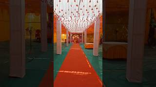 Reception Party Pandal Decoration for Wedding #decoration #shorts