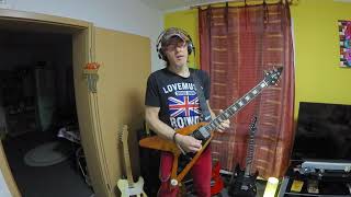 Gary Moore The Loner Guitar Cover Gibson  Flying V