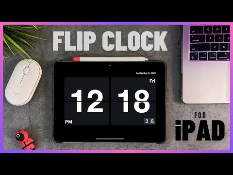 Flip Clock Screensaver para iPad 2024 reloj para iPad Zen flipclock