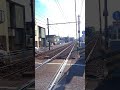 【鹿児島市電1014号】脇田2号踏切を通過します。　 shorts 鹿児島市電 ＃tram