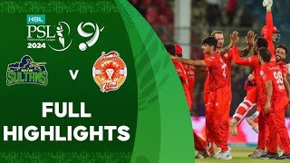 Full Highlights | Multan Sultans Vs Islamabad United| Final | Match 34 | HBL PSL 9 | M1Z2U #psl2024