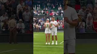🏆🏆 Mate Pavic 🇭🇷 & Lyudmyla Kichenok 🇺🇦 Wimbledon 2023 Mixed Doubles Champions #shorts