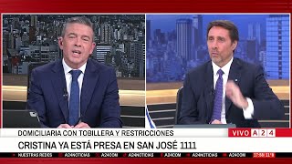 📺EL PASE ENTRE ROSSI Y FEINMANN: LAS REGLAS DE CONDUCTA DE CFK EN DOMICILIARIA