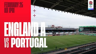 LIVE | England A v Portugal | Leicester Tigers Stadium