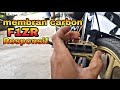 F1ZR ganti membran Carbon, tarikan f1zr menjadi enteng dan suara berisik mesin menjadi lebih adem.