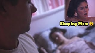 When Mom Sleeping 👀 Horny Son | Mom Help Her Son | Stepson Fu**k Her Sleeping Mom