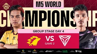 M5 Group Stage ថ្ងៃទី 4 | ONIC VS TE | ហ្គេម 2